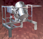 <b>Vestilab</b> presentó la mezcladora de gases Novinox realizada en estructura portante y bridas de contención de los barriles de acero inoxidable.